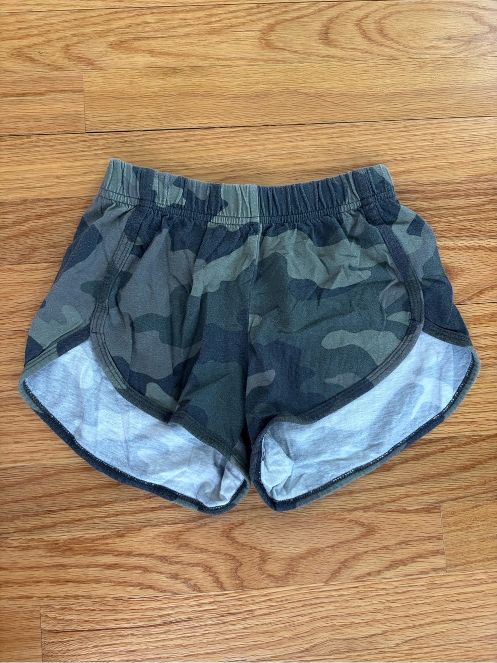 Aeropostale Black and Green Camo Shorts